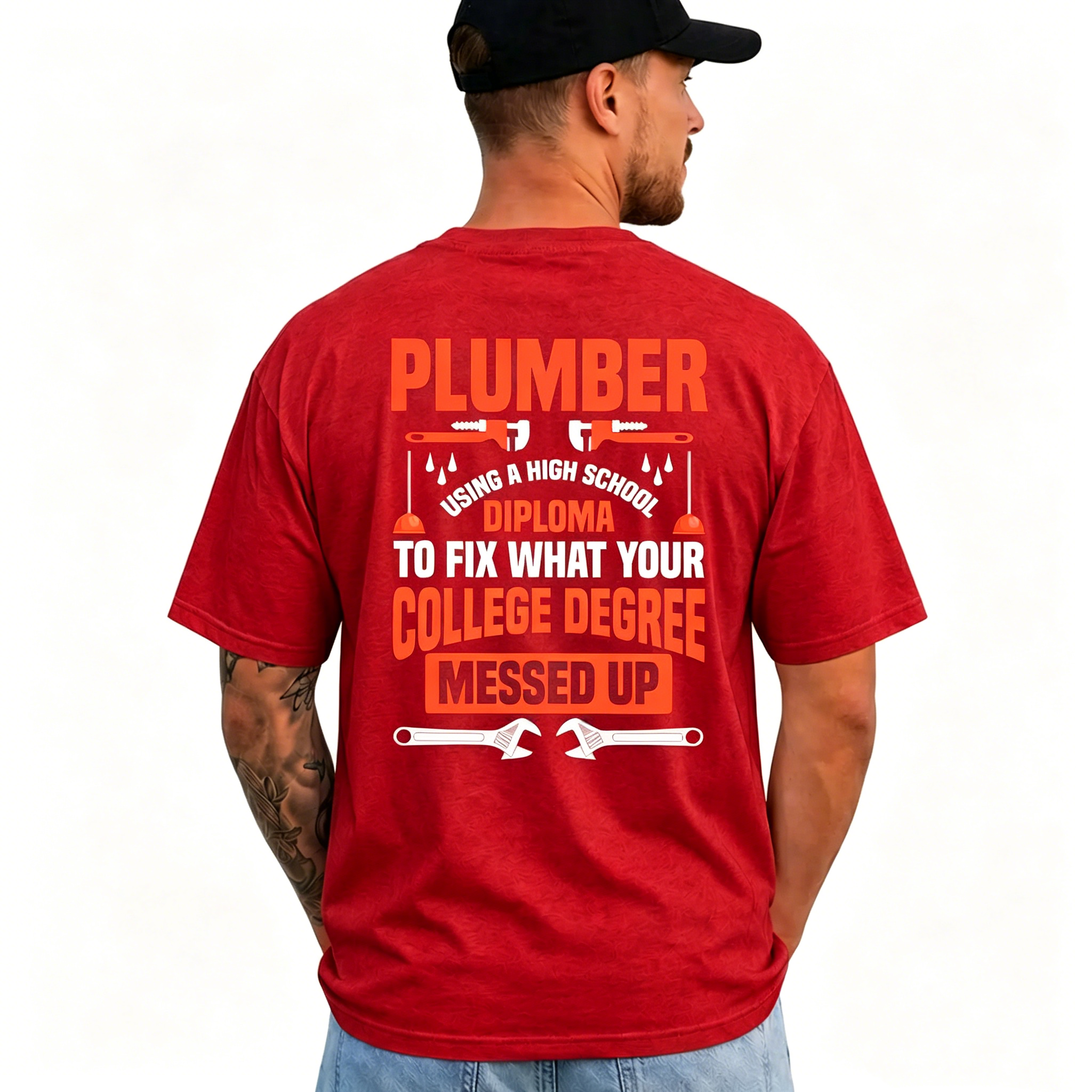 Plumber funny shirt plumbing T-shirt