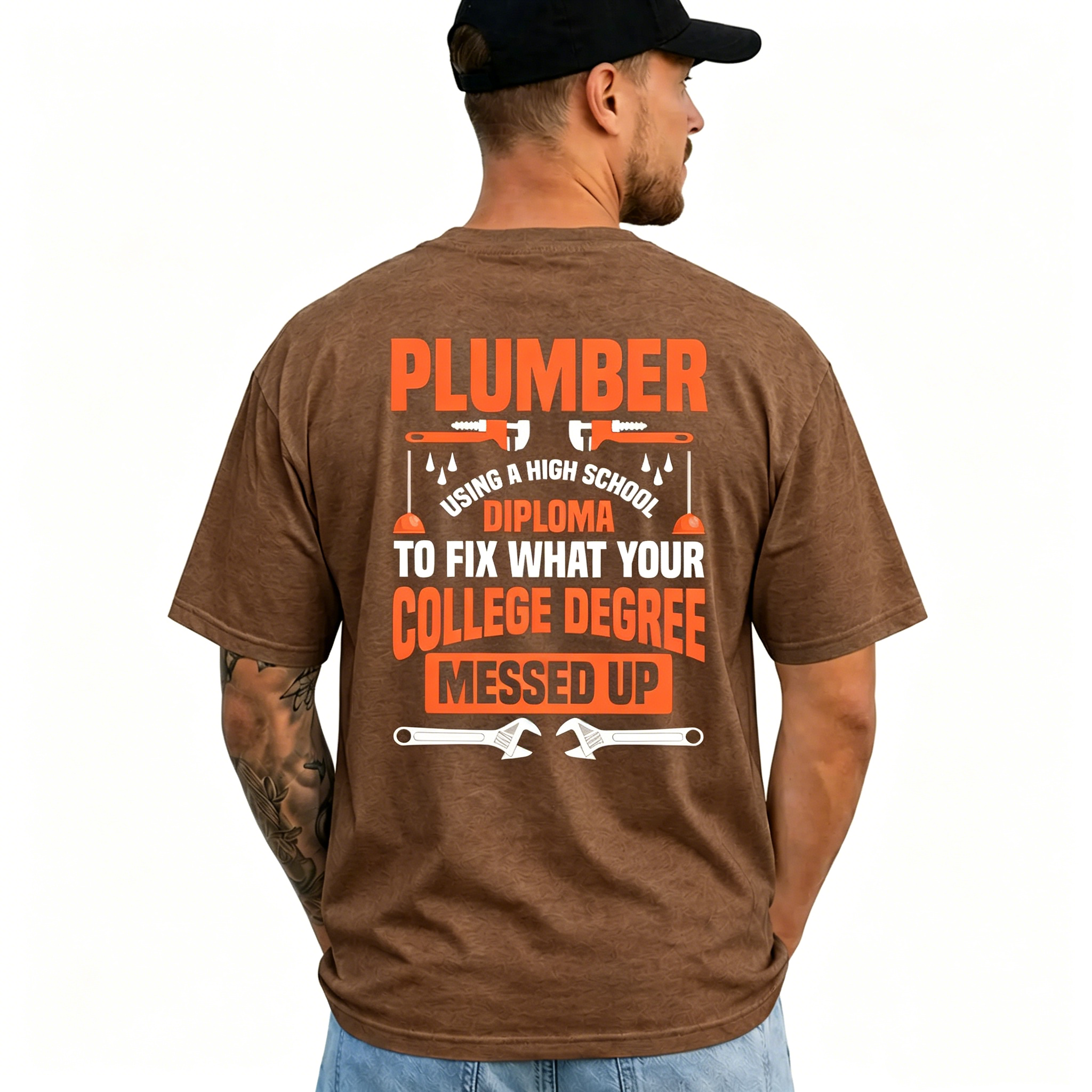 Plumber funny shirt plumbing T-shirt