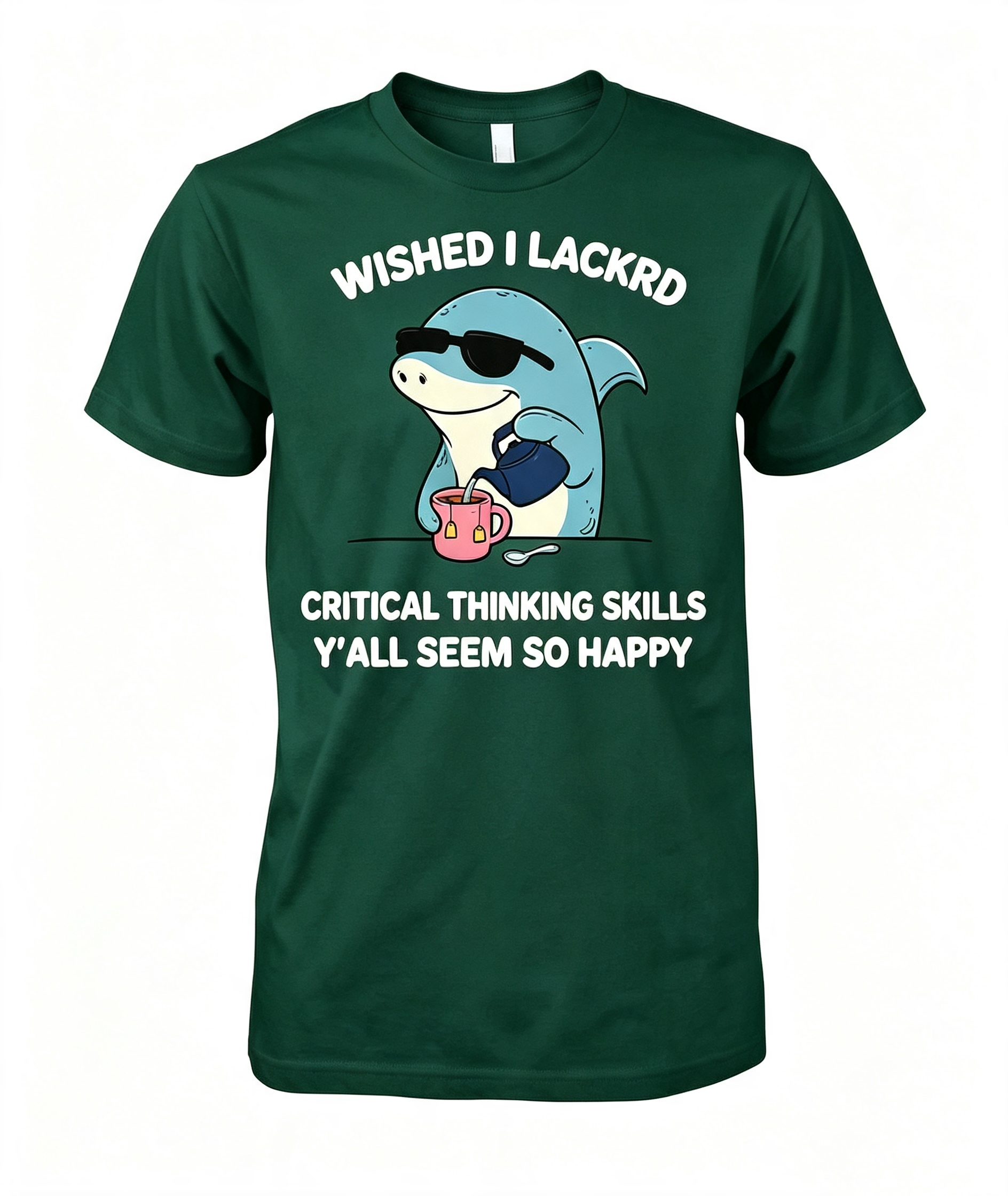 Sarcastic Critical Thinking Shark T-Shirt