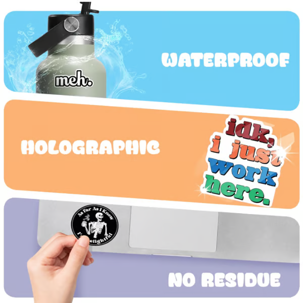 🔥😻Funny Prank Meme Graffiti Stickers for DIY notebooks, Luggage, and Water Bottles🎁 Waterproof & No Residue😻