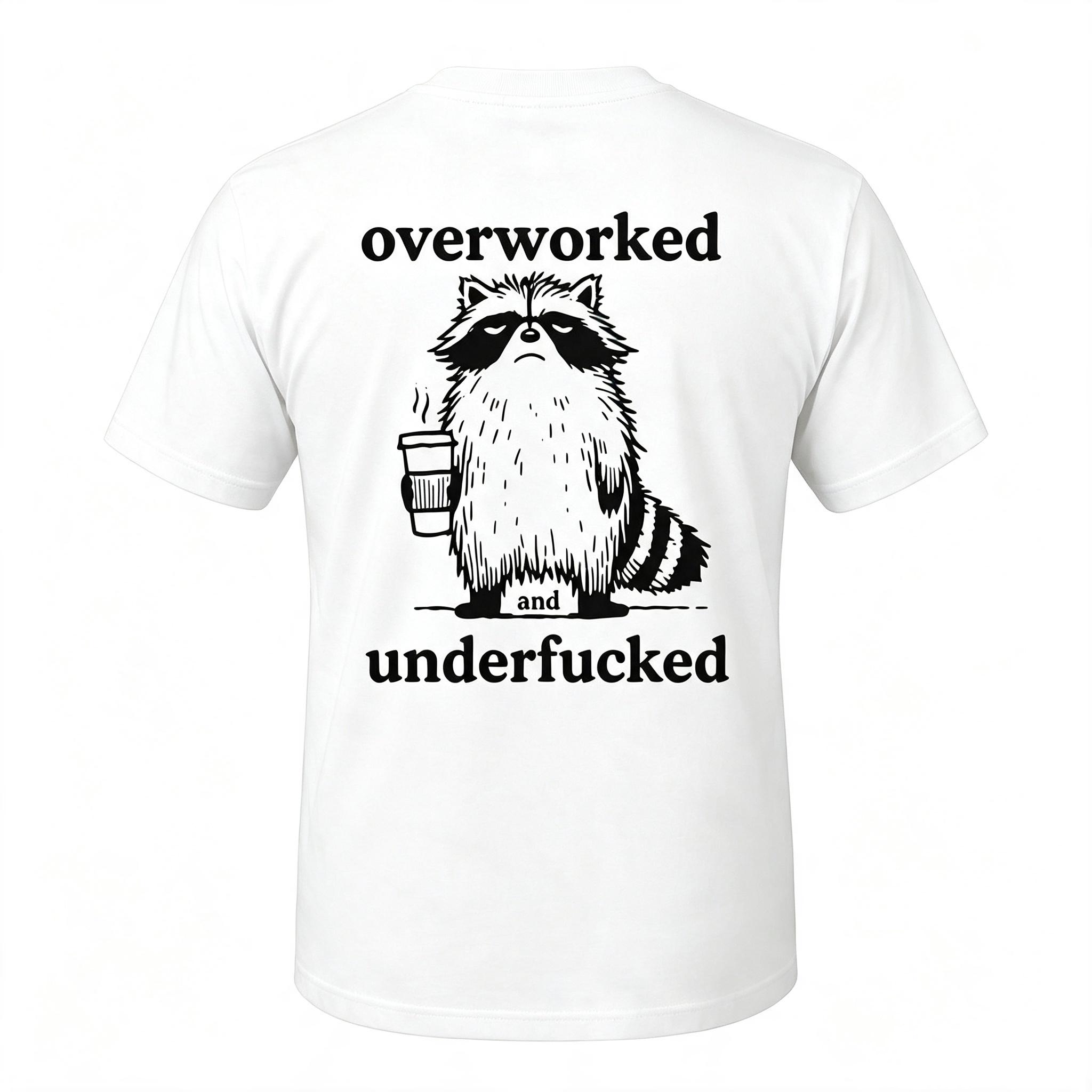 "Overworked And Underfucked" T-Shirt