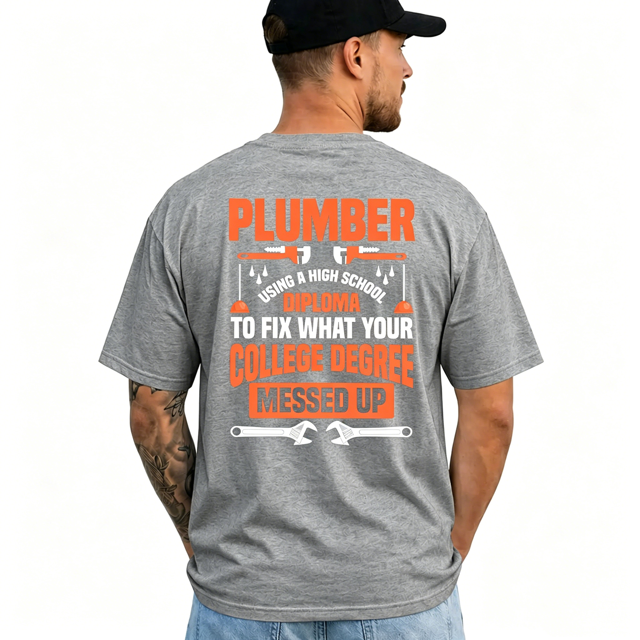 Plumber funny shirt plumbing T-shirt
