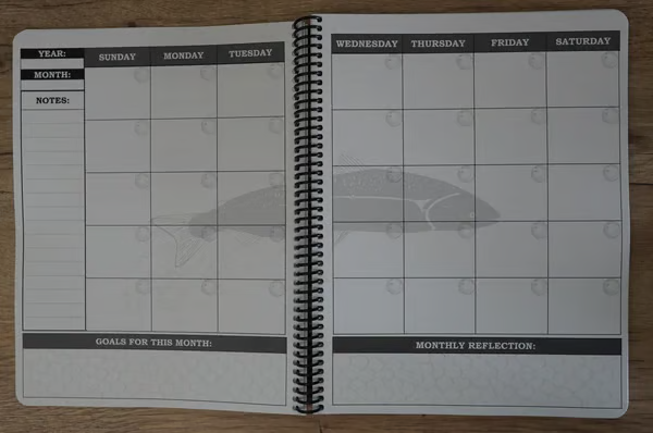 🔥🖤📚Themed Yearly Planner(✨Hardcover Book)