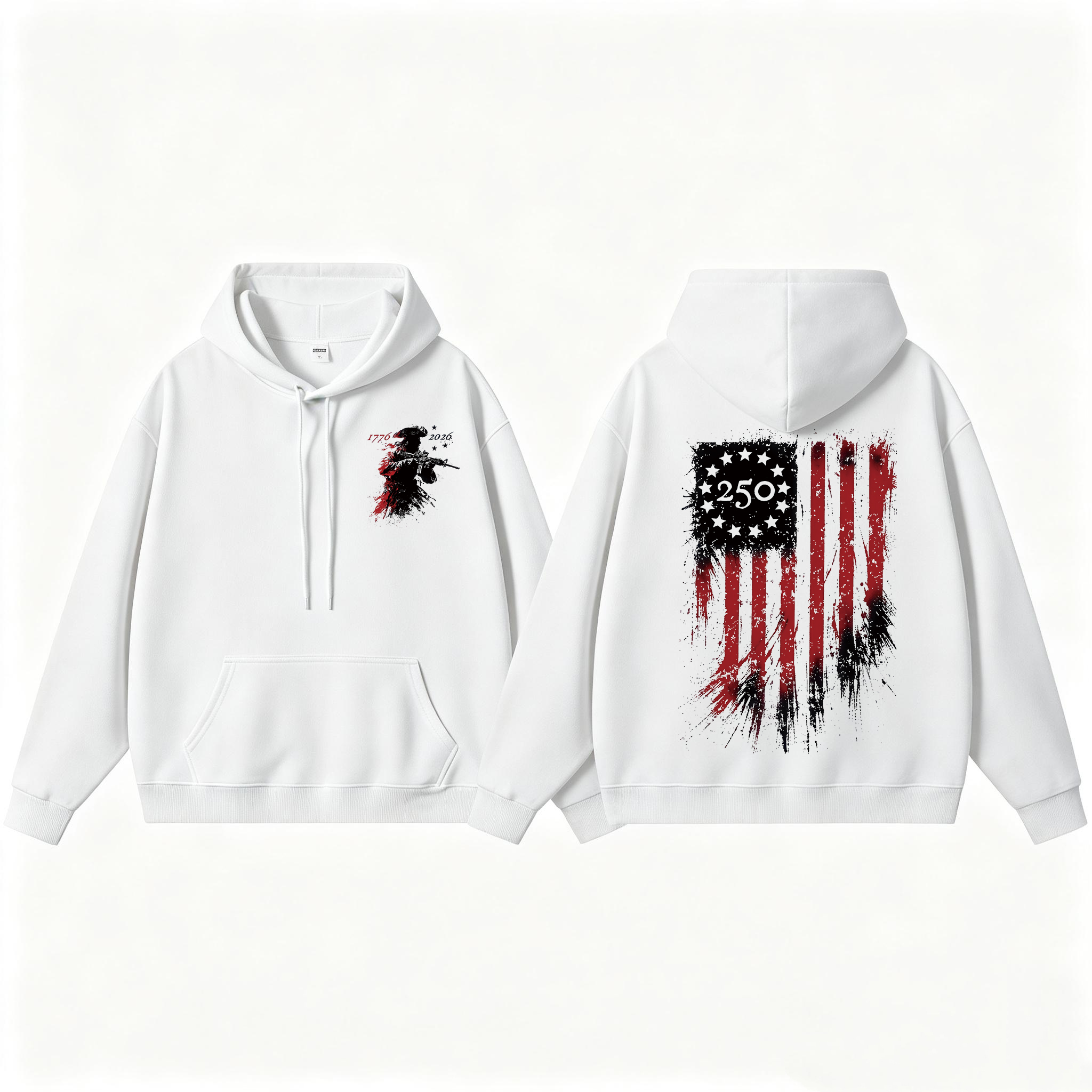 250th Anniversary Distressed American Flag T-Shirt/Sweatshirt/Hoodie