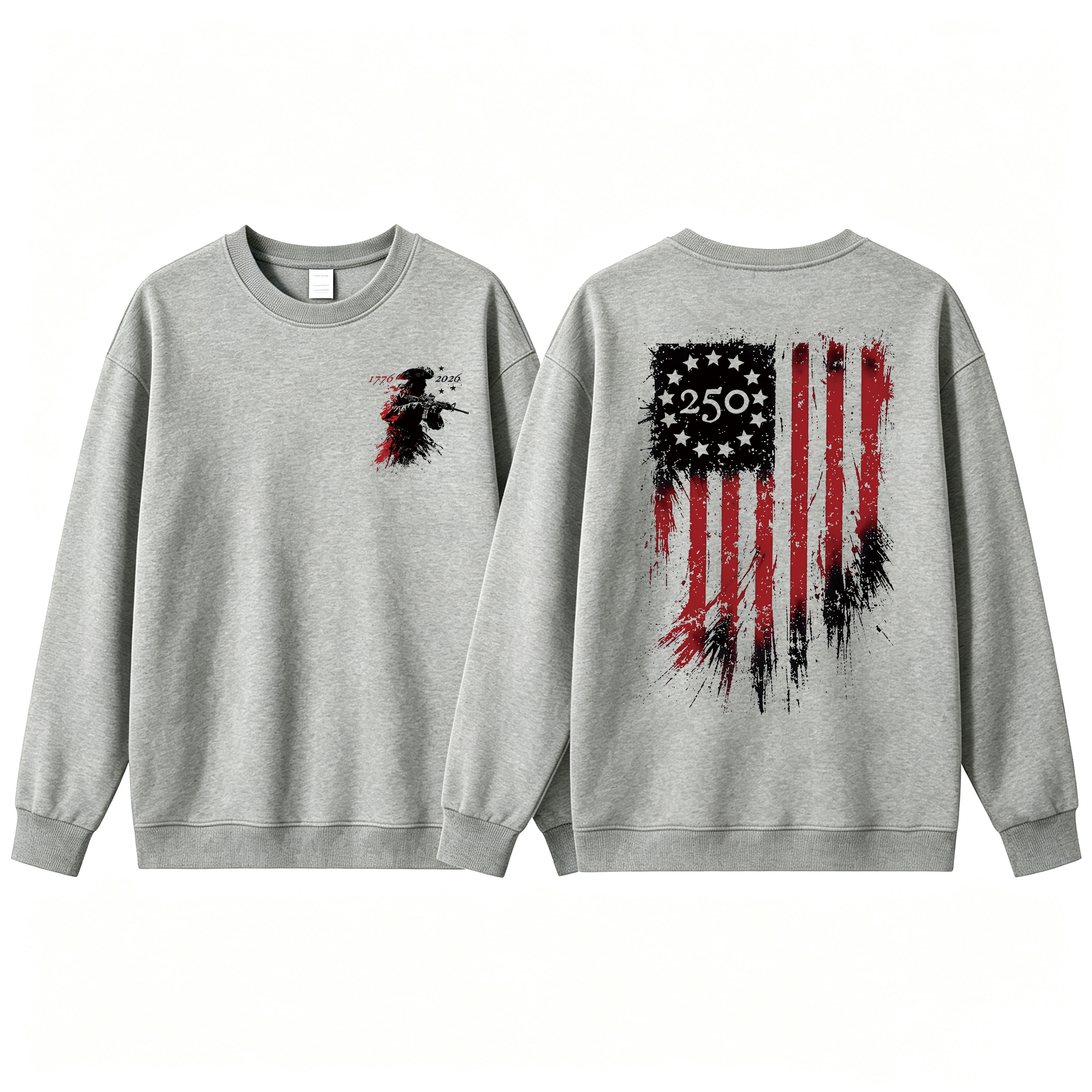 250th Anniversary Distressed American Flag T-Shirt/Sweatshirt/Hoodie