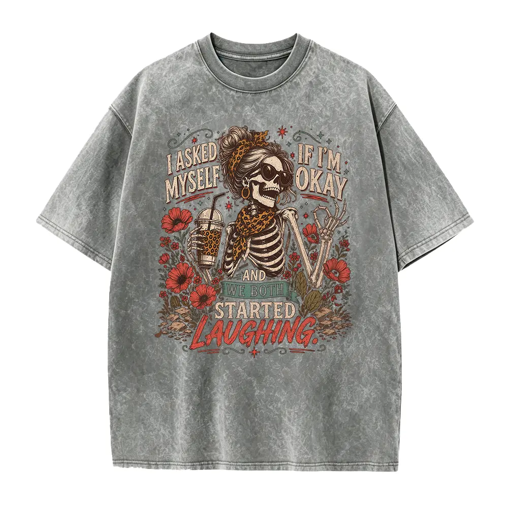 I Asked Myself If I'm Okay Skeleton T-Shirt