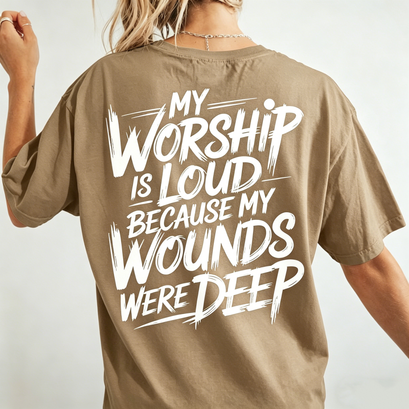 My Worship Is Loud Christian T-Shirt