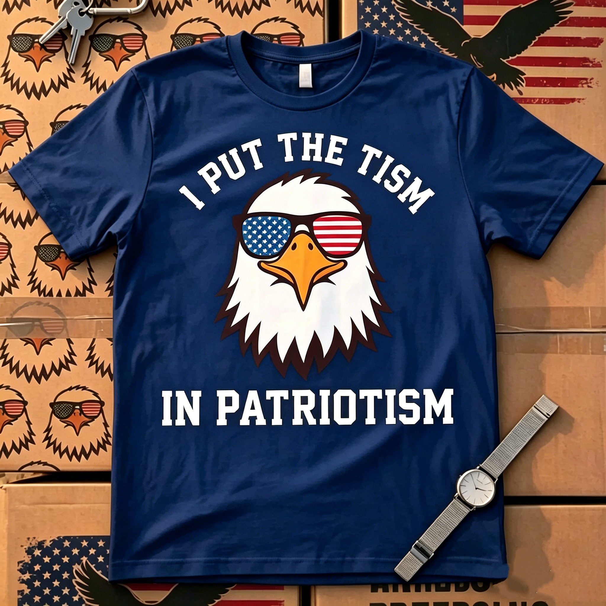 "I Put The Tism in Patriotism" T-Shirt