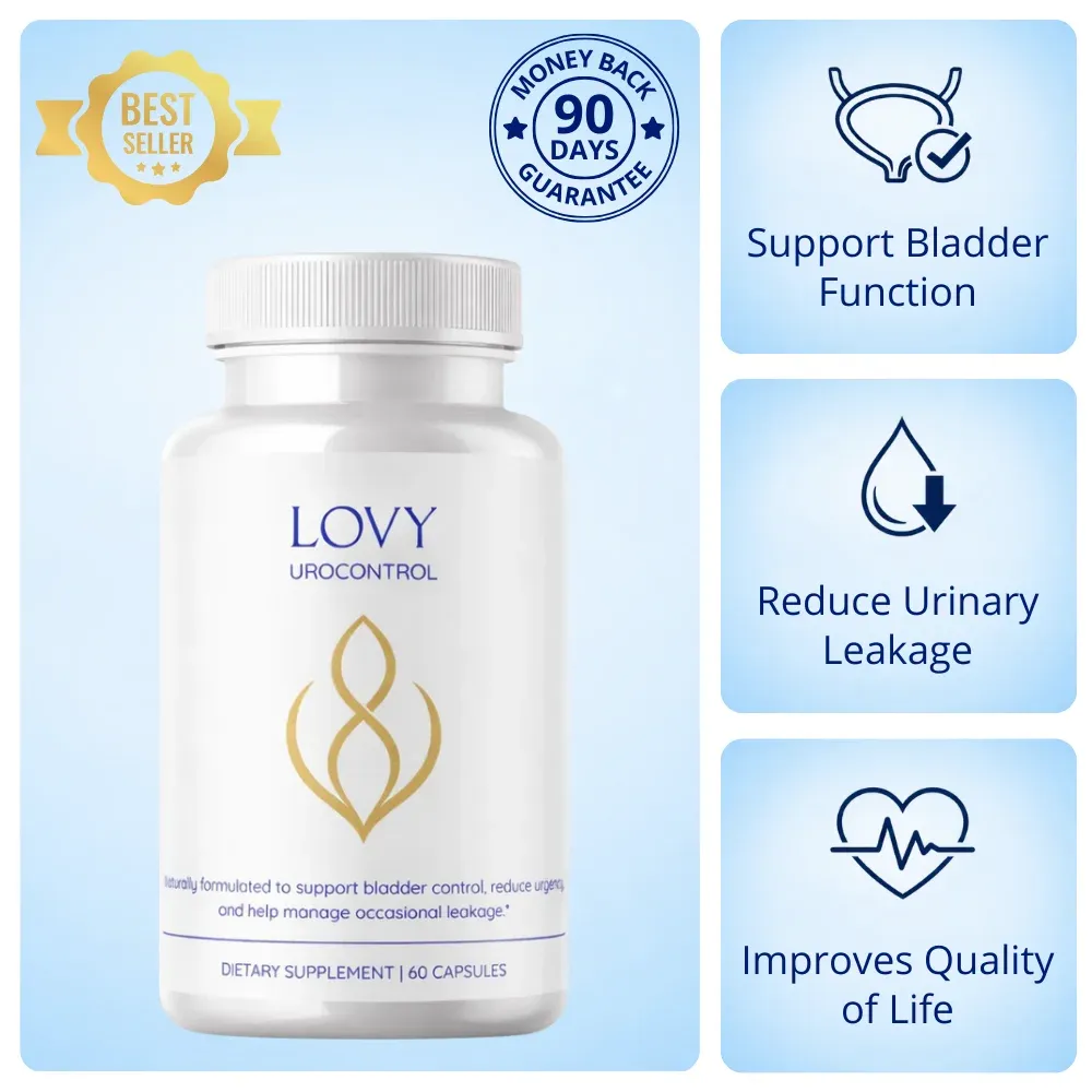 UroControl - Naturally Improves Bladder Leaks, Urgency and Nighttime Bathroom Trips