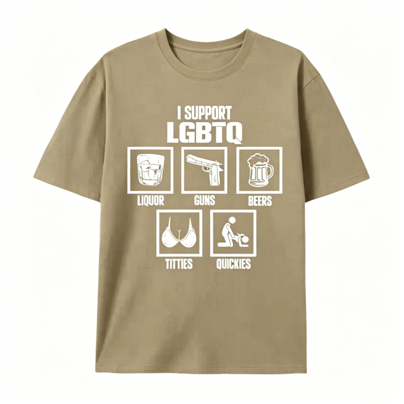I Support LGBTQ Funny T-Shirt