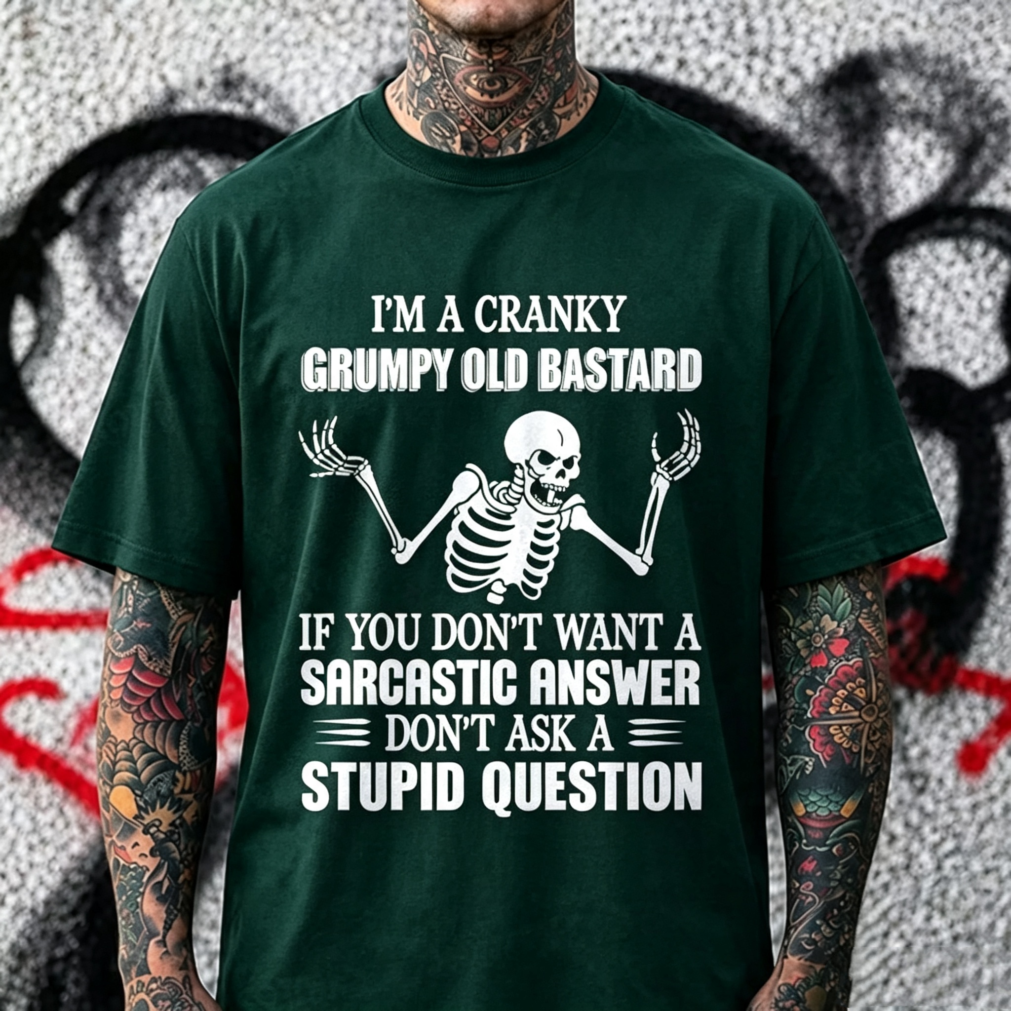 "I'm A Cranky Grumpy Old Bastard..." T-Shirt