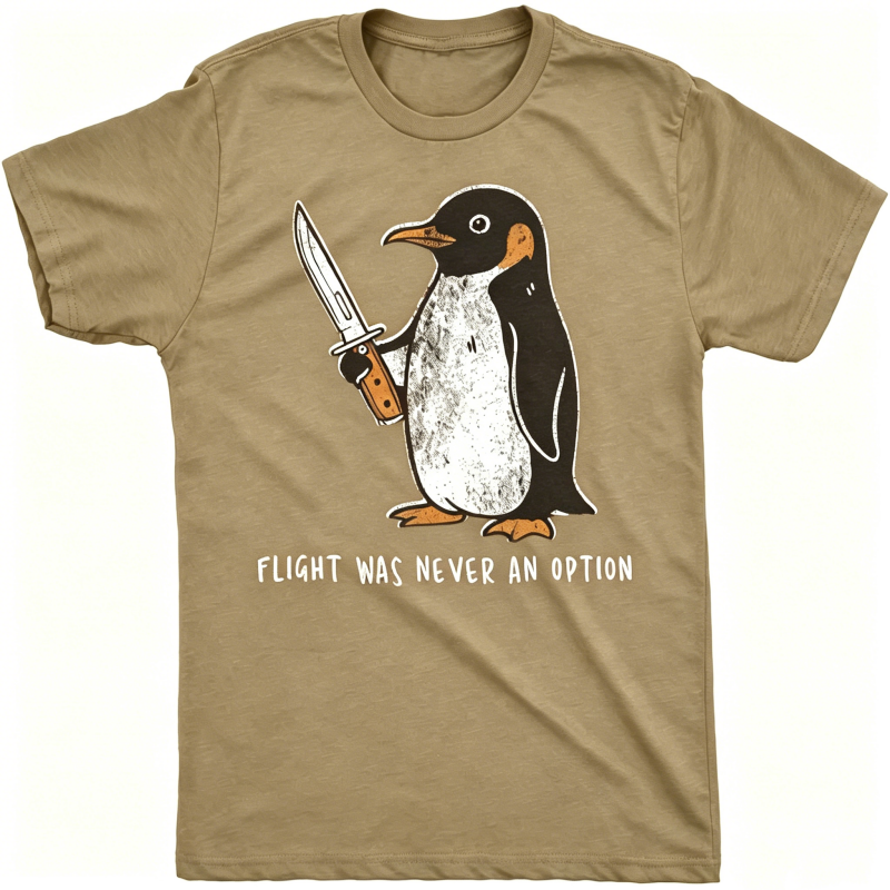 "Flight was Never an Option" T-Shirt