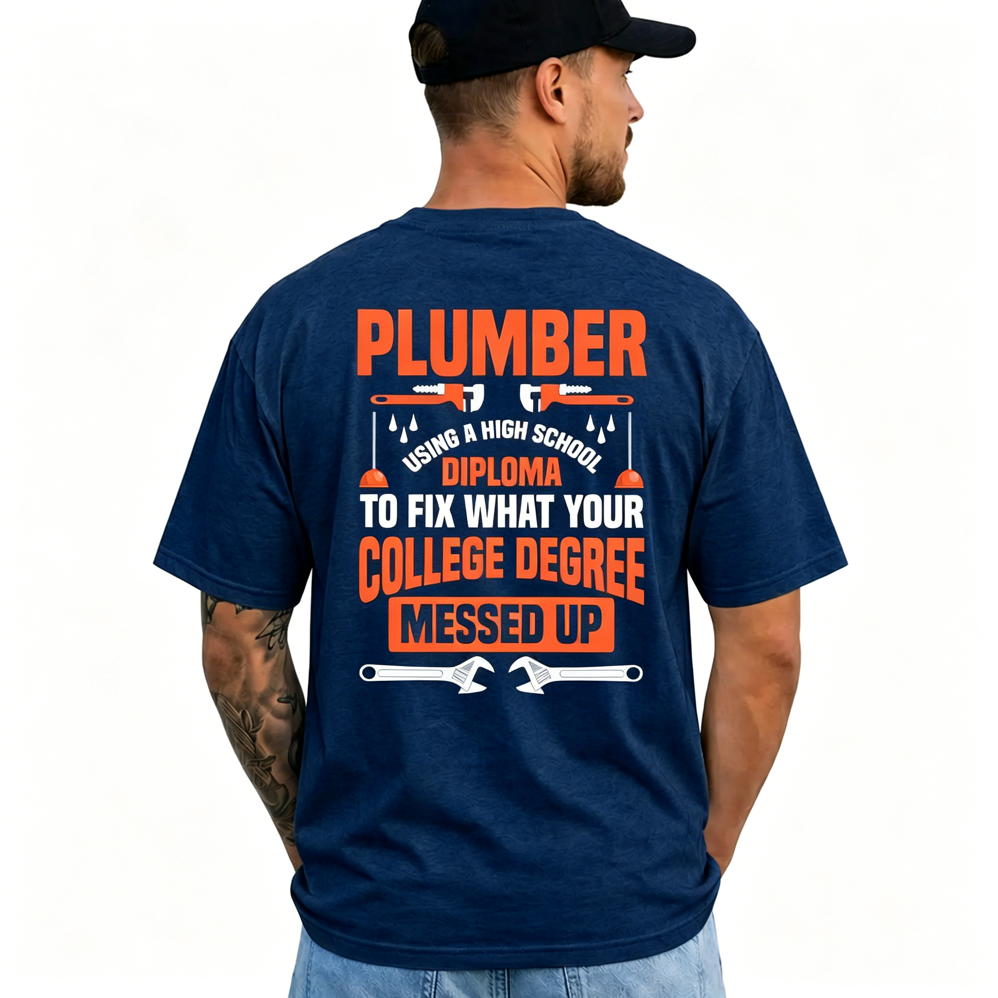 Plumber funny shirt plumbing T-shirt