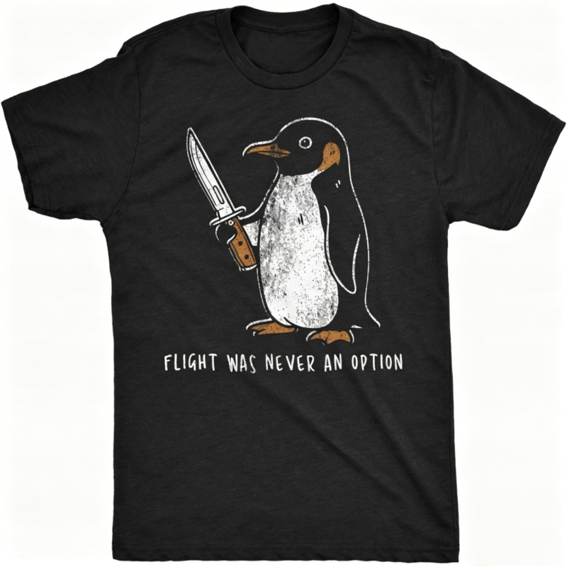 "Flight was Never an Option" T-Shirt