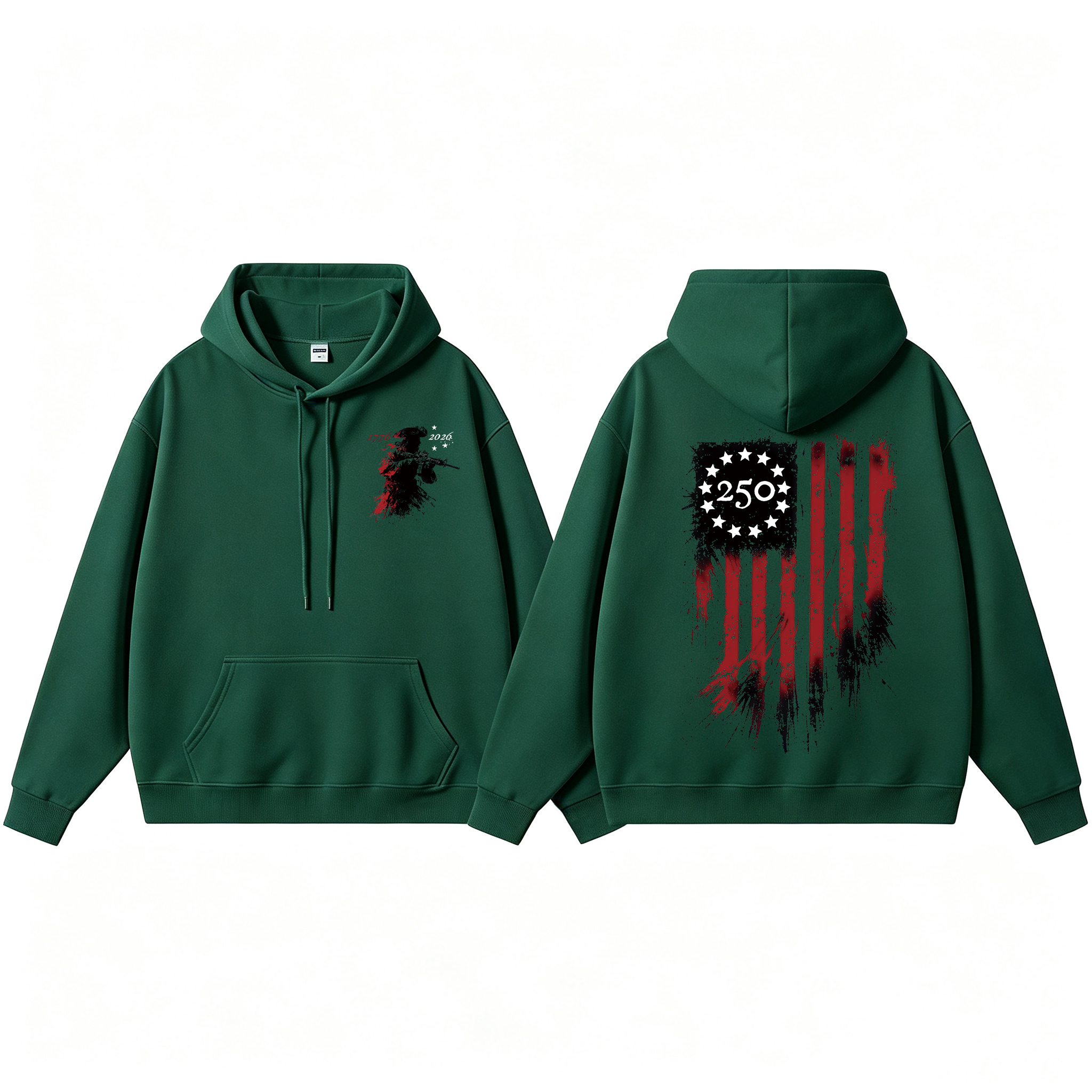 250th Anniversary Distressed American Flag T-Shirt/Sweatshirt/Hoodie