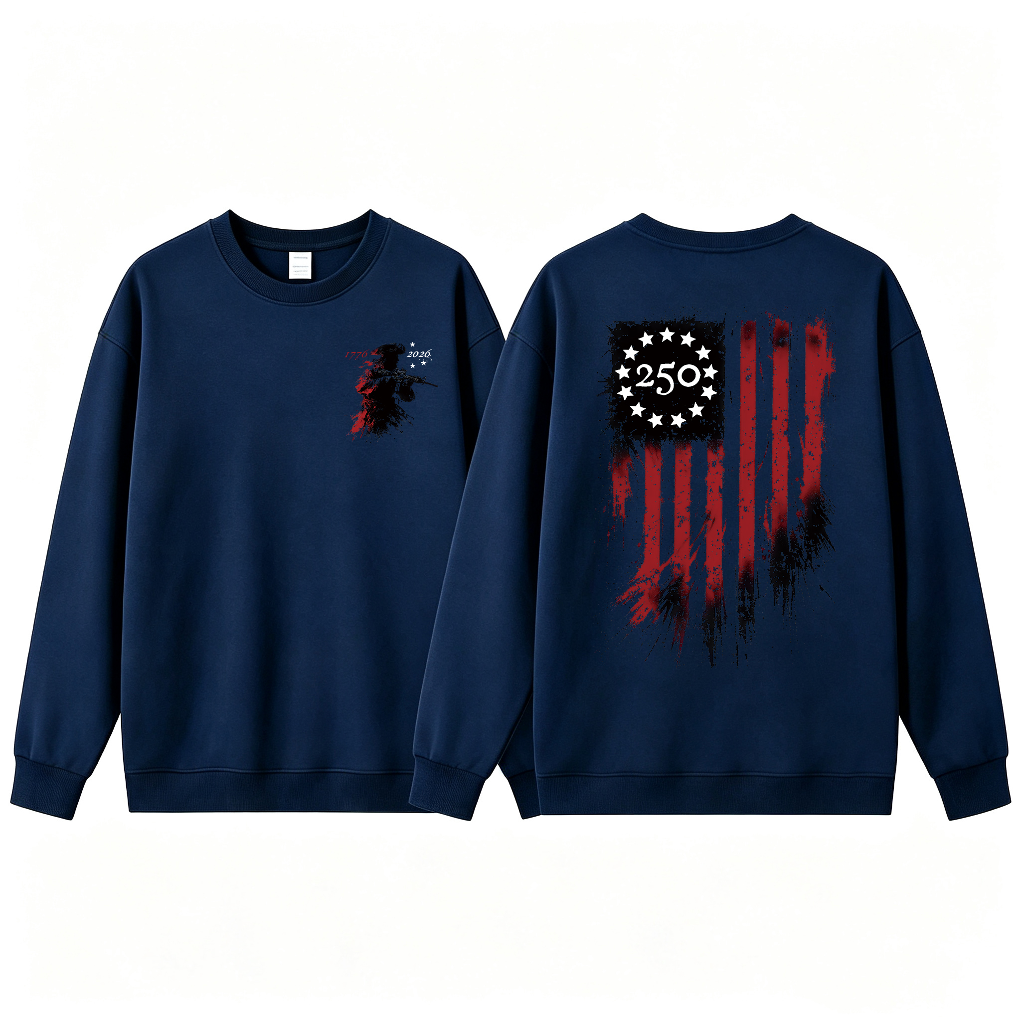 250th Anniversary Distressed American Flag T-Shirt/Sweatshirt/Hoodie