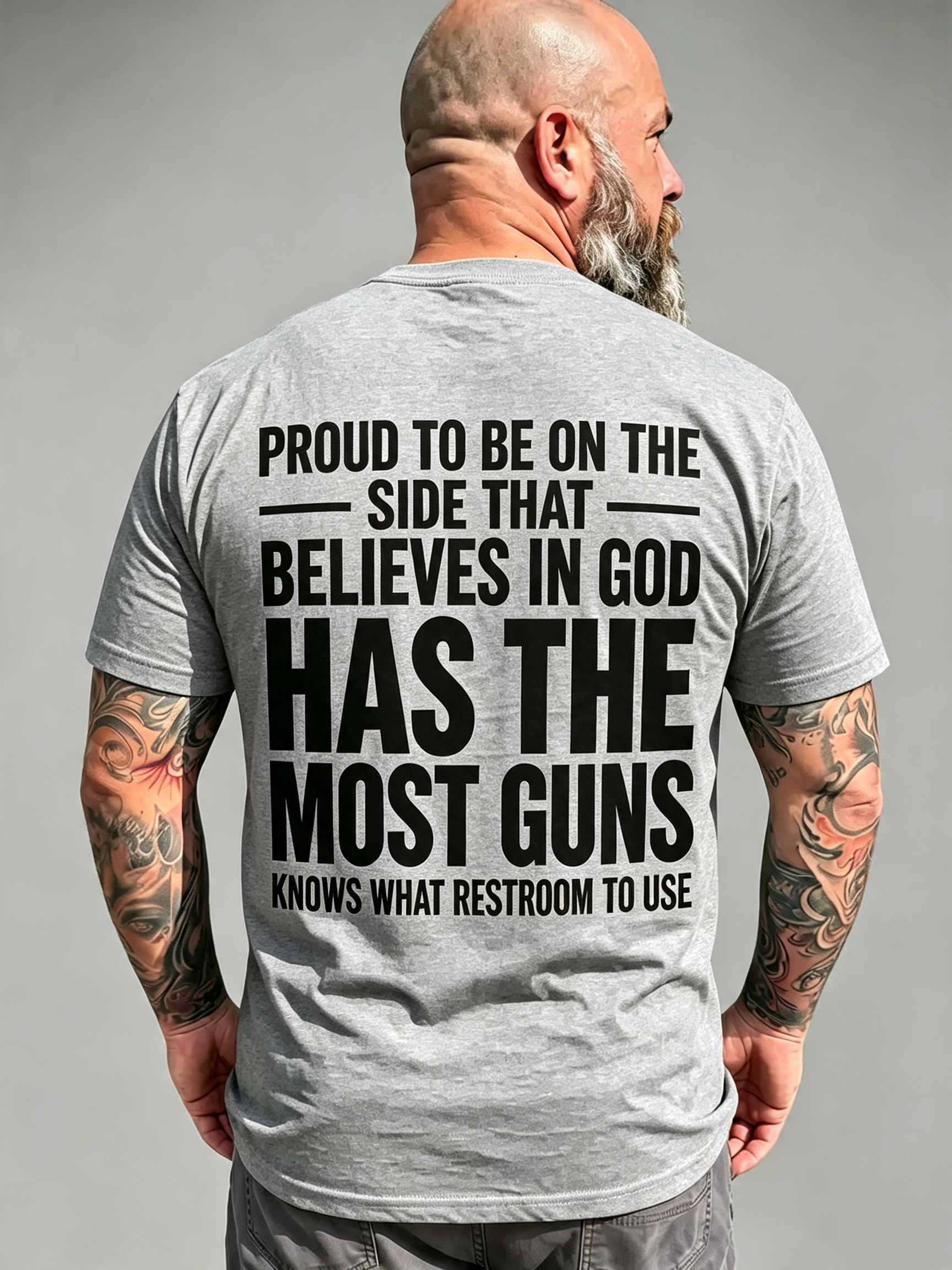 "Proud To Be On The Side That Believes In God" T-Shirt