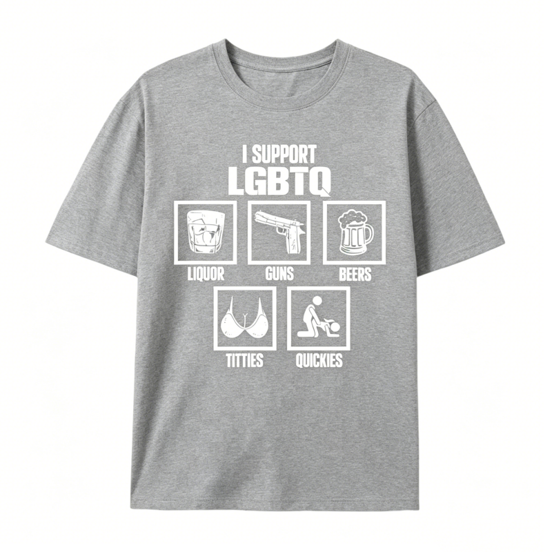 I Support LGBTQ Funny T-Shirt