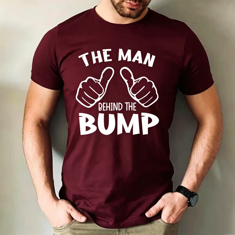 "The Man Behind The Bump" T-Shirt