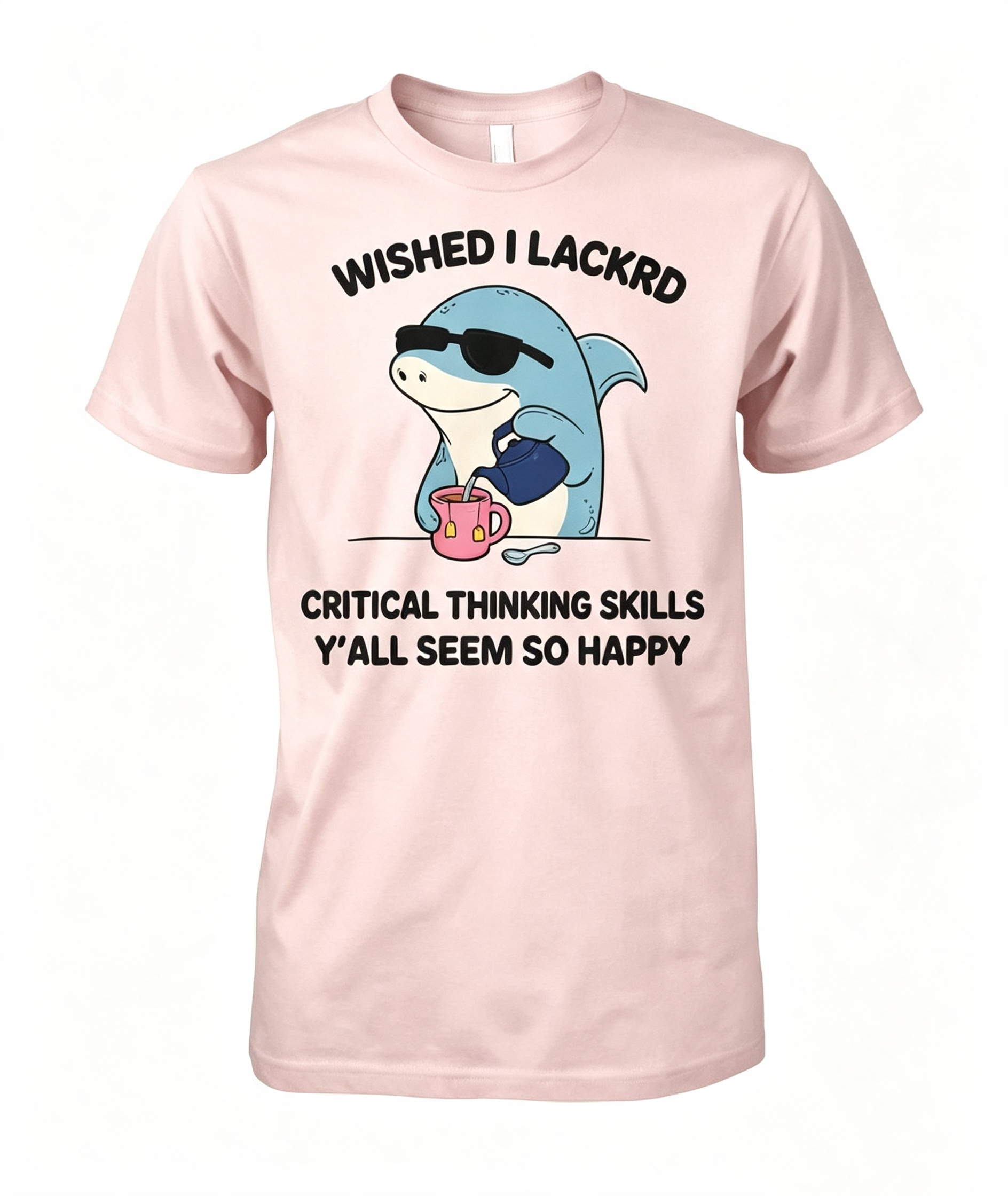Sarcastic Critical Thinking Shark T-Shirt