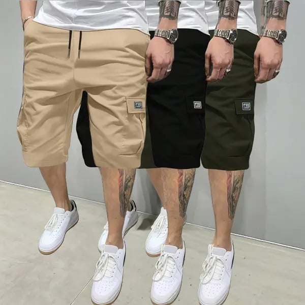 💖Hot 48% OFF🌹 Men’s Summer Lightweight Cargo Shorts – 3 Pack Multi-Pocket Casual Shorts 🌞🩳