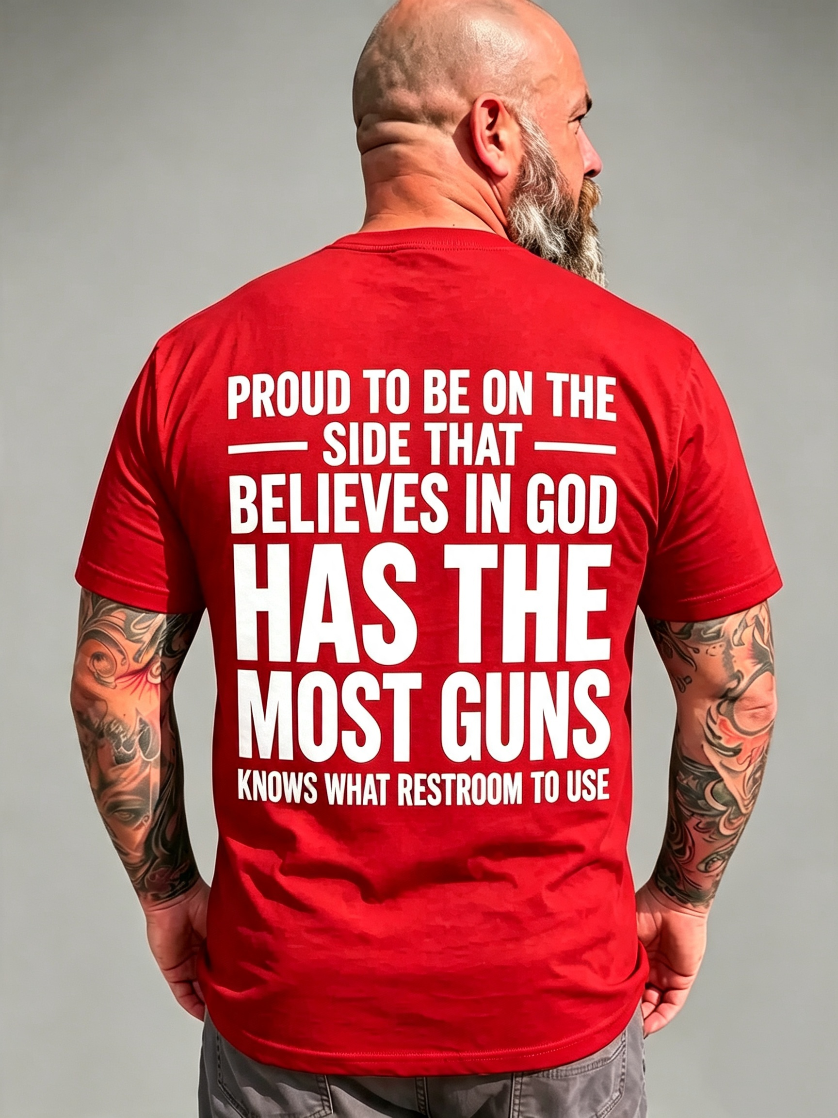 "Proud To Be On The Side That Believes In God" T-Shirt