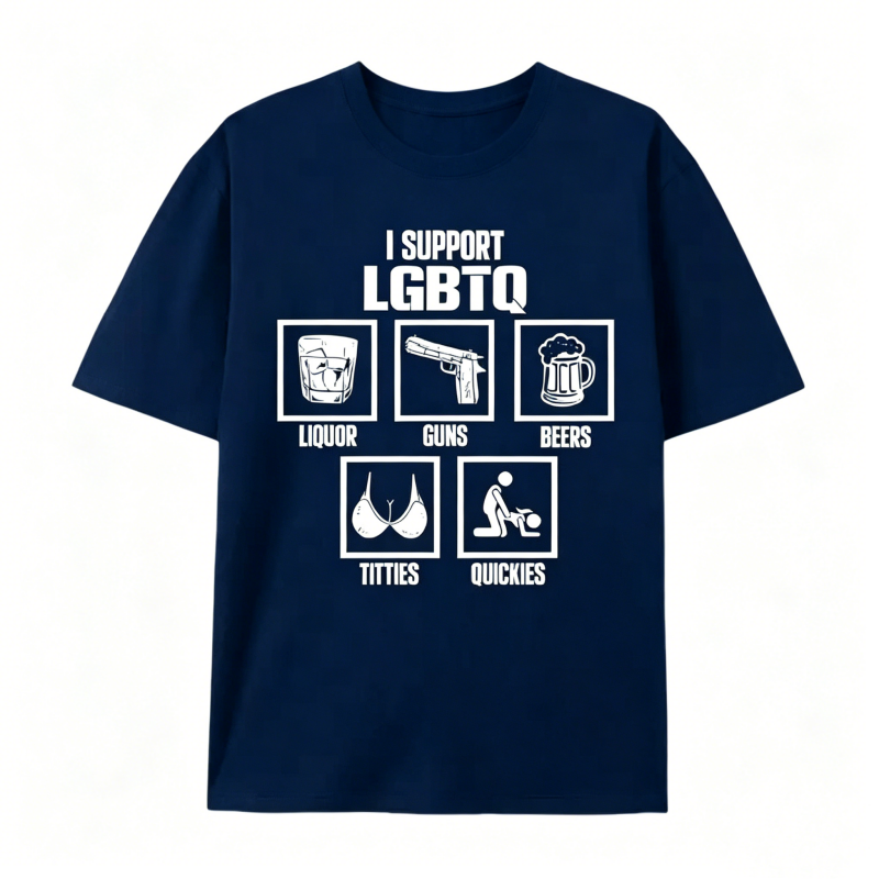 I Support LGBTQ Funny T-Shirt