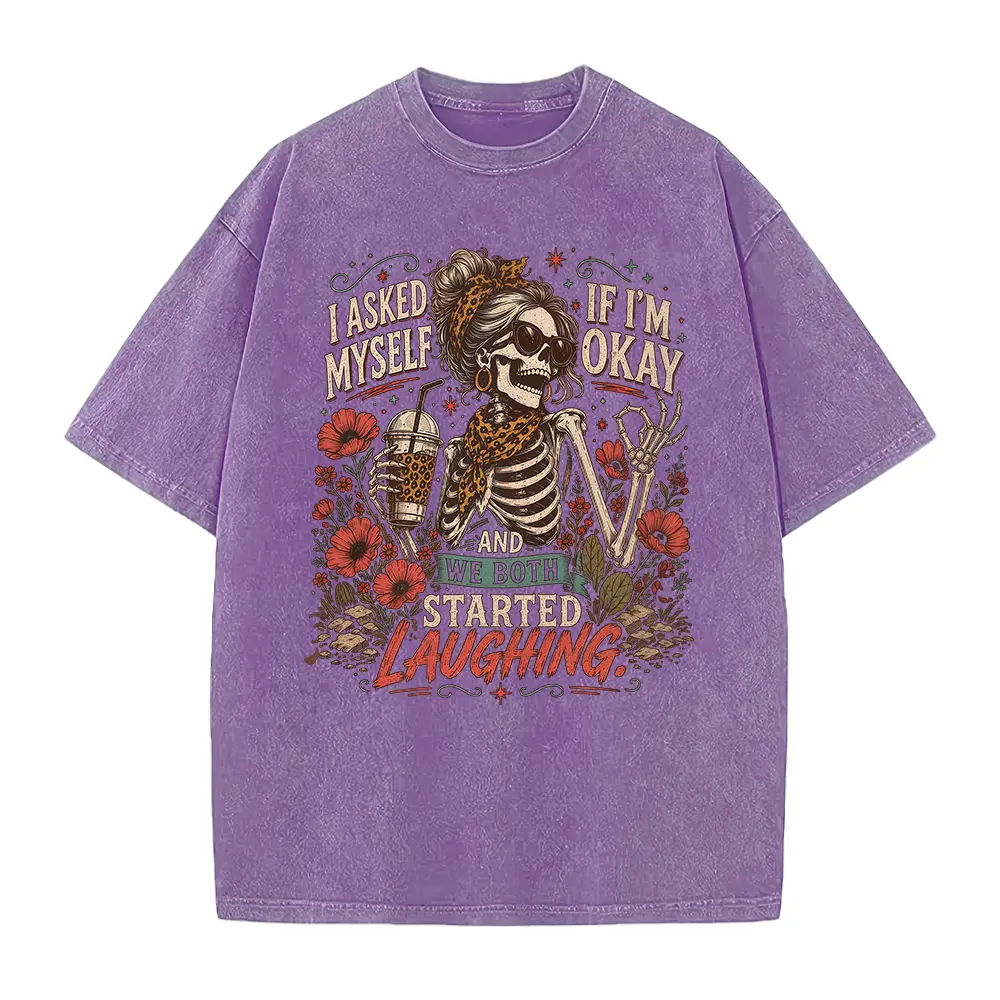 I Asked Myself If I'm Okay Skeleton T-Shirt