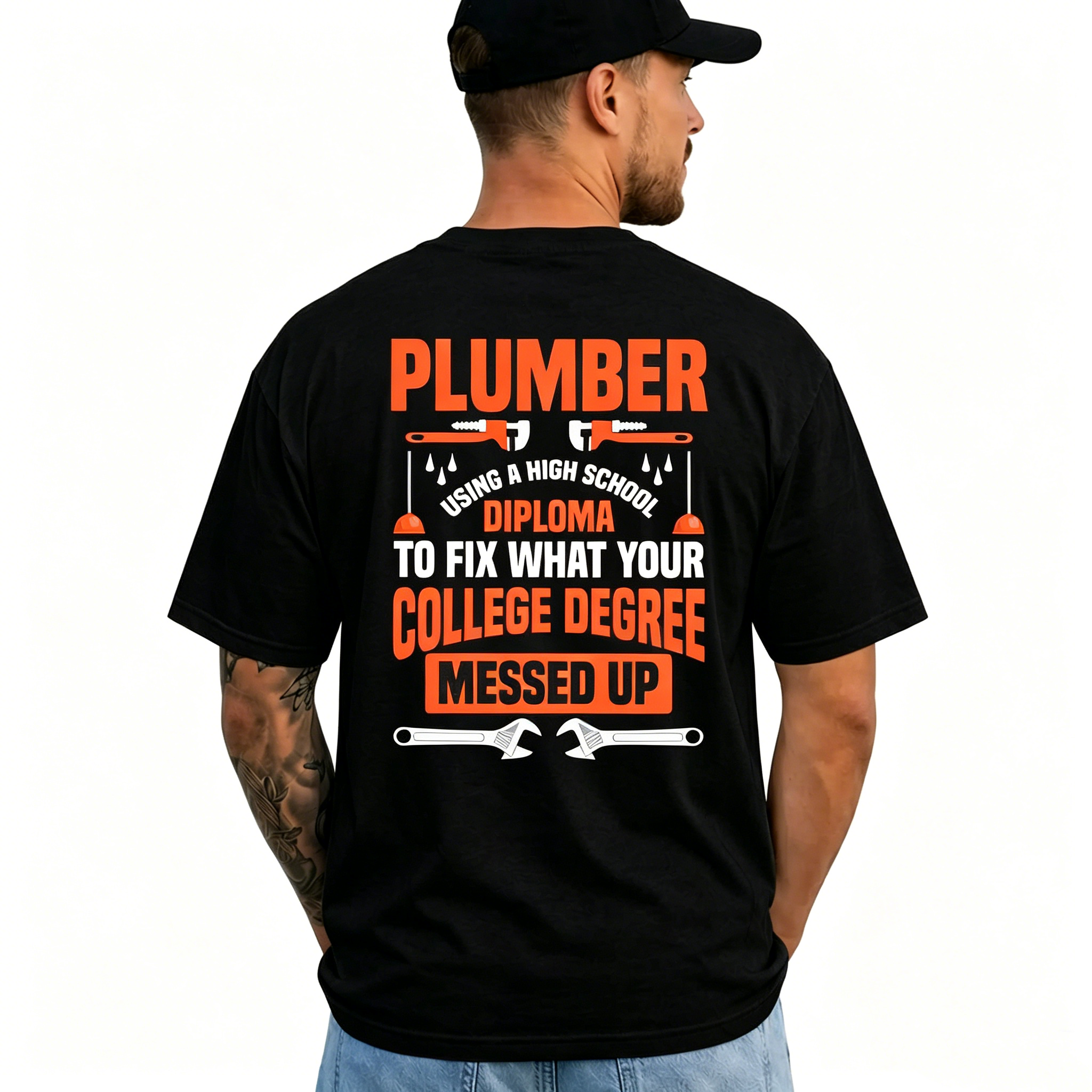 Plumber funny shirt plumbing T-shirt