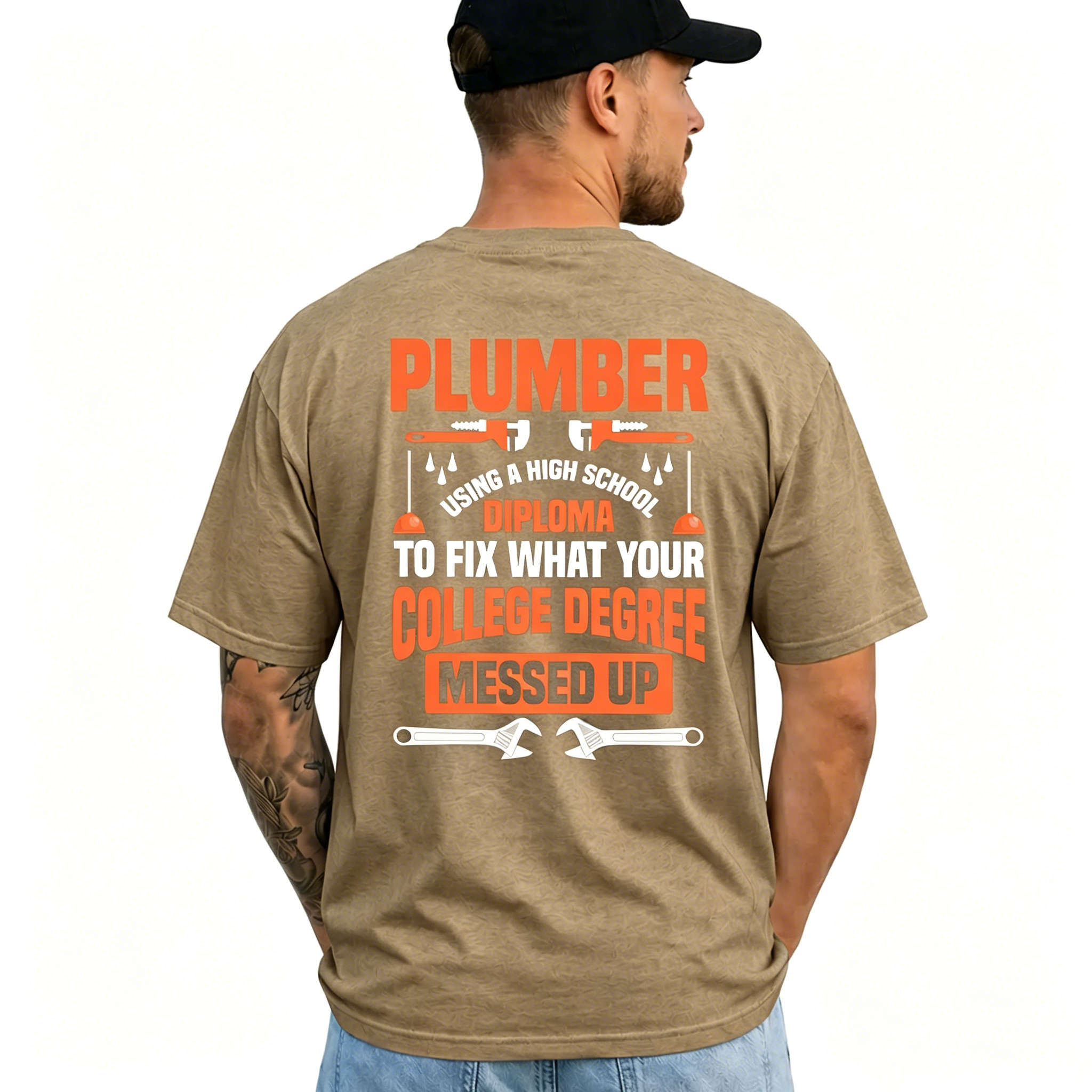 Plumber funny shirt plumbing T-shirt