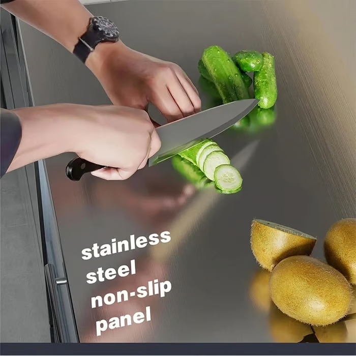 Stainless Steel Cutting Board, Hygienic & Easy to Clean