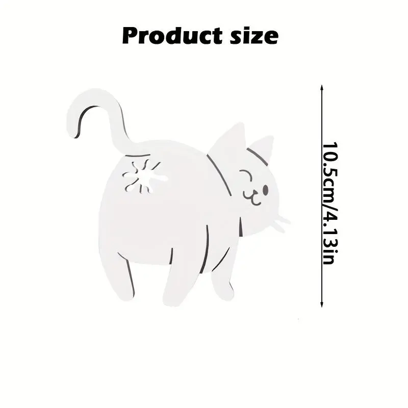 3 Pcs Cat Butt Bread Clip - 3D Printed Humorous Kitchen Gadget - Plastic Bag Holder for Bread & Snacks