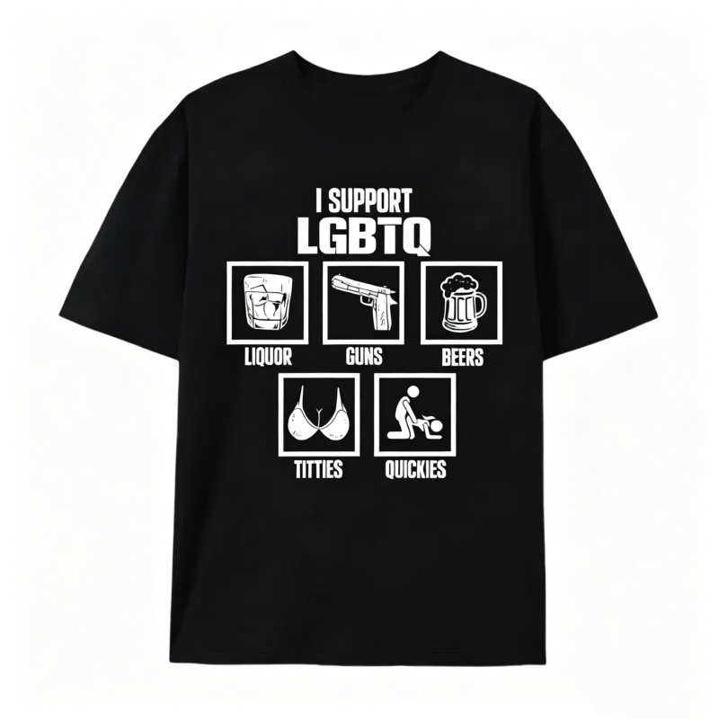 I Support LGBTQ Funny T-Shirt