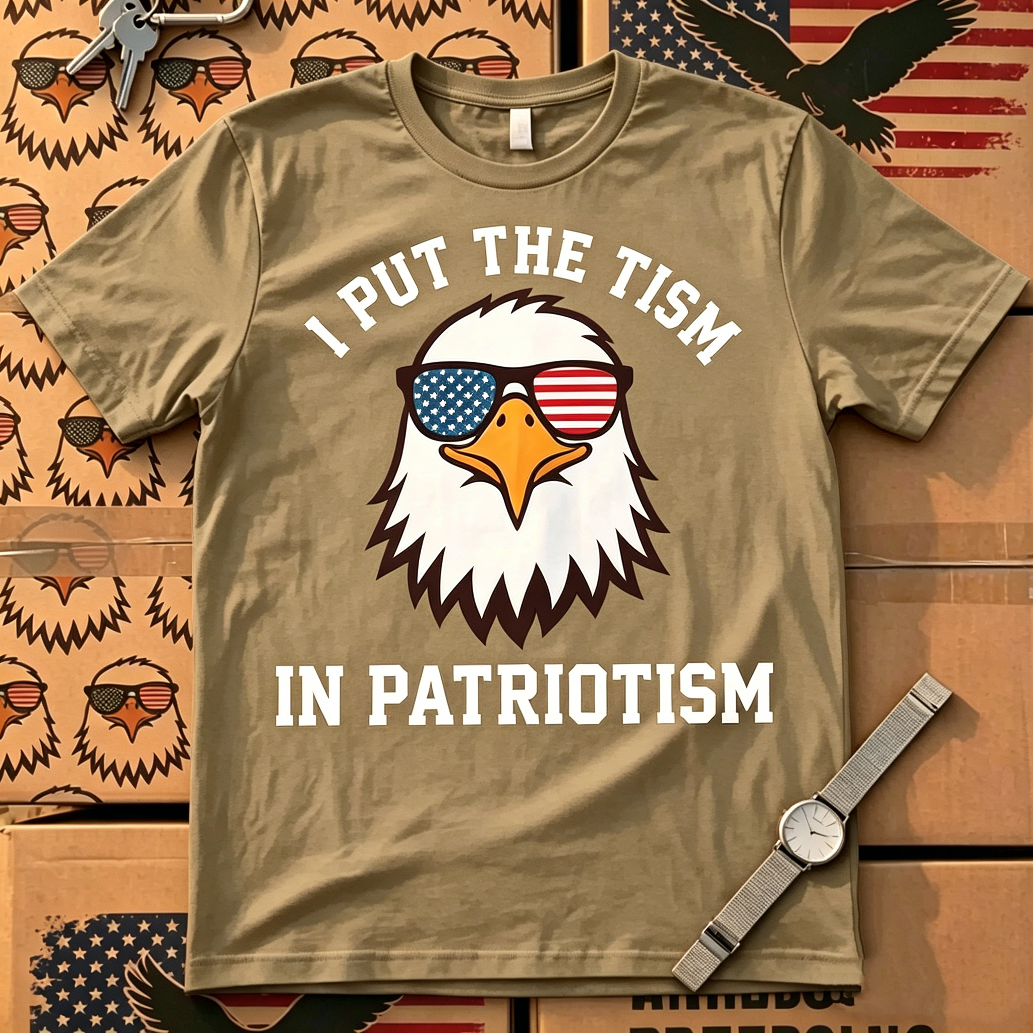 "I Put The Tism in Patriotism" T-Shirt