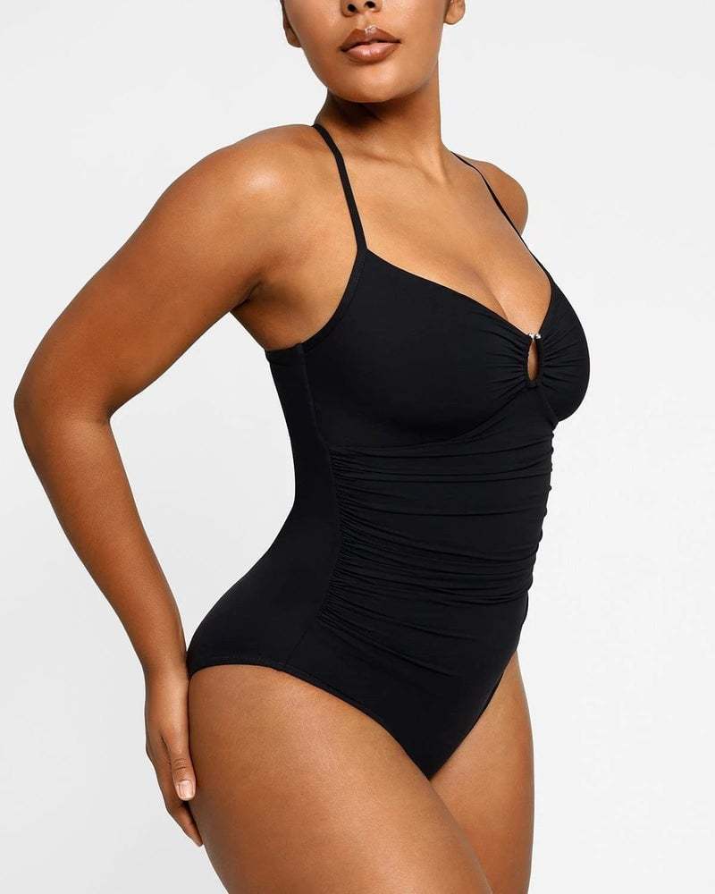 🔥LAST DAY 45% OFF - 💕2025 HOT SALE Smart Sculpt U-Ring Cut Out Shaping Swimsuit 🩱