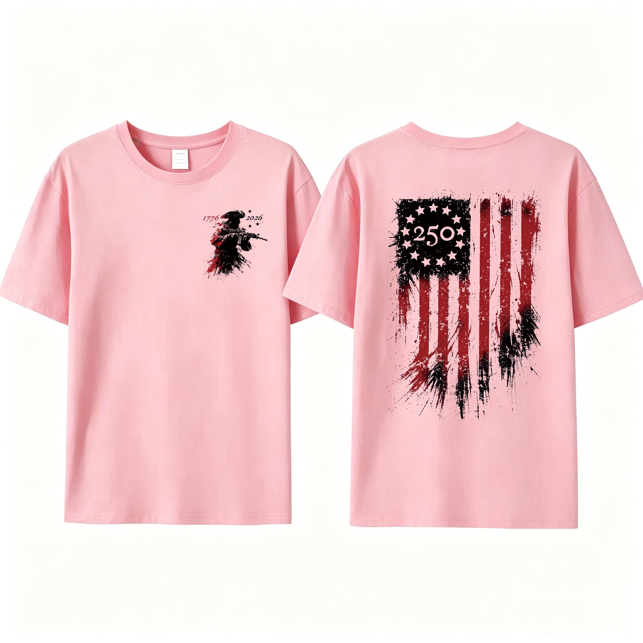 250th Anniversary Distressed American Flag T-Shirt