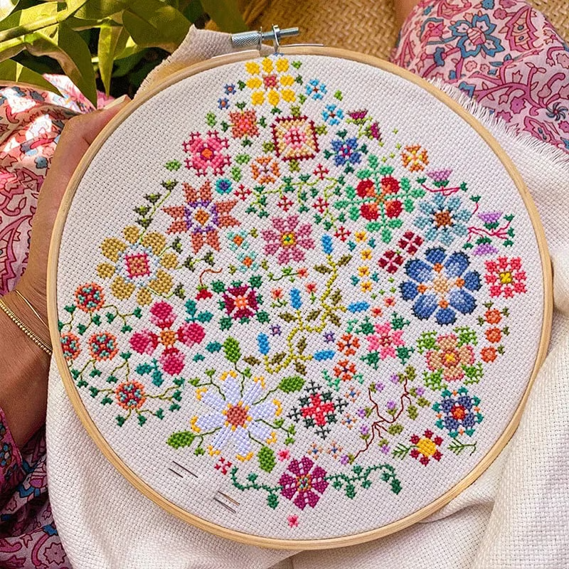 🌸Bloom a Day Cross Stitch Set