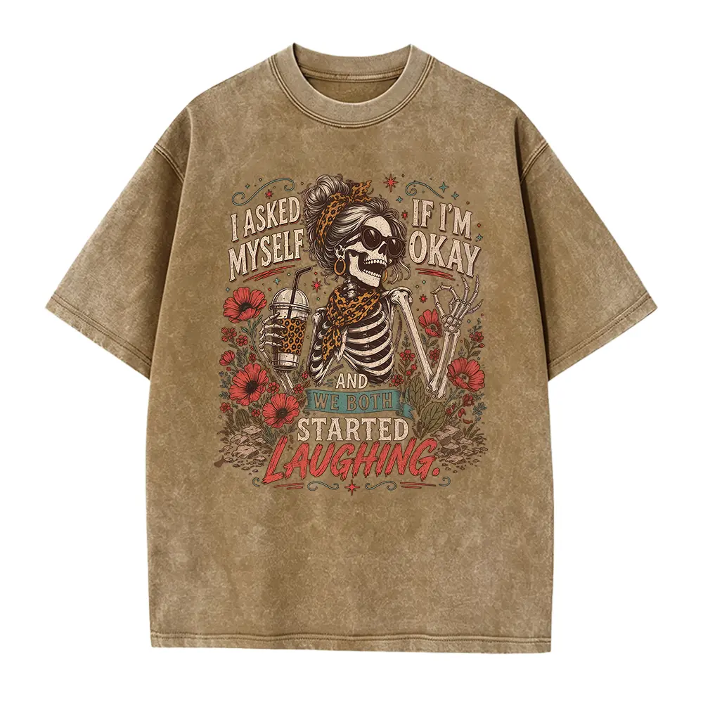 I Asked Myself If I'm Okay Skeleton T-Shirt