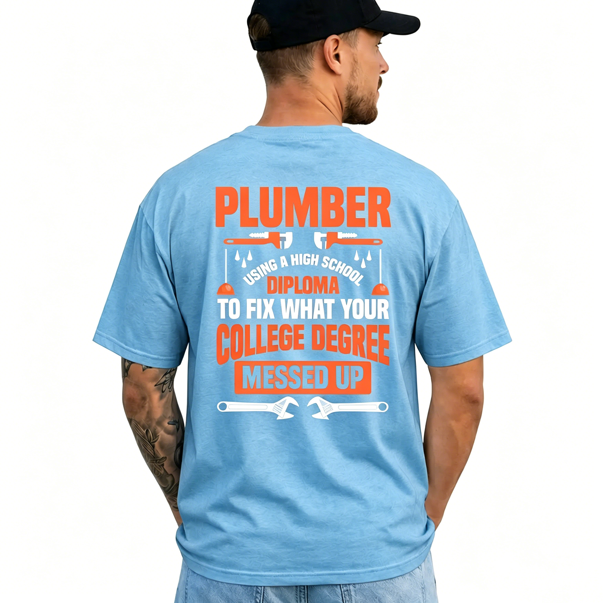 Plumber funny shirt plumbing T-shirt