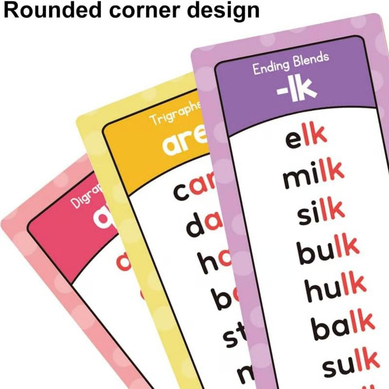 🎁Last Day 49% OFF🔥Phonics Word Cards 117 Sound Groups 900+ Rhyming Words Preschool English Discovery Joy