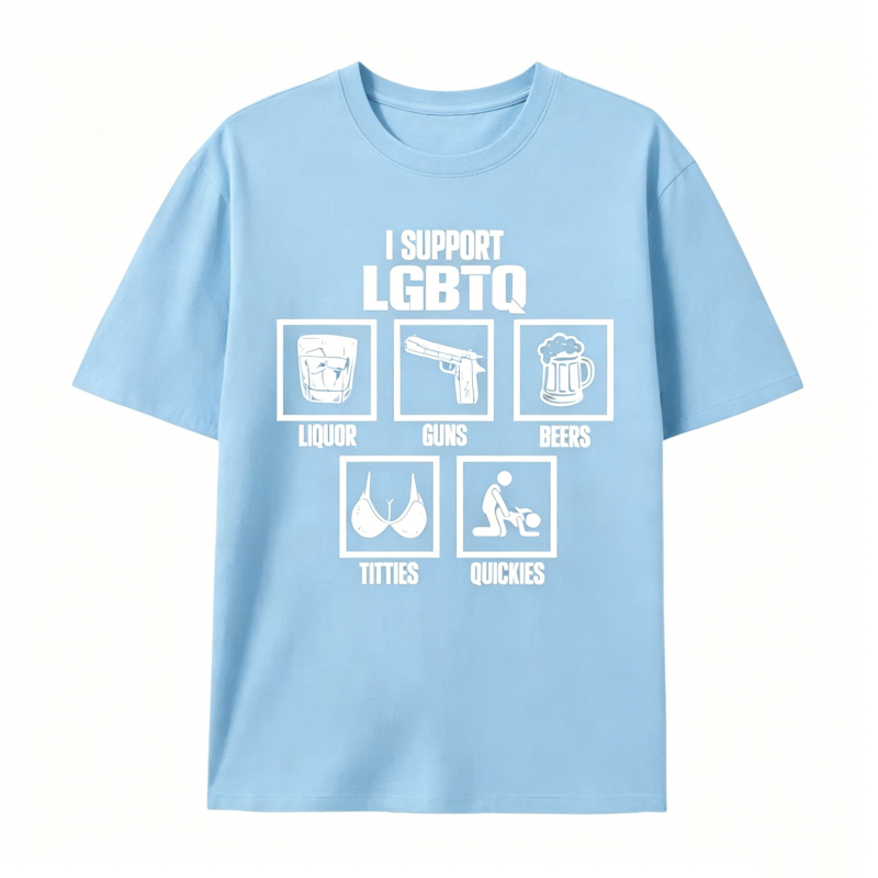 I Support LGBTQ Funny T-Shirt