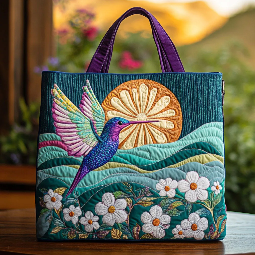 Radiant Soar Quilted Tote Bag