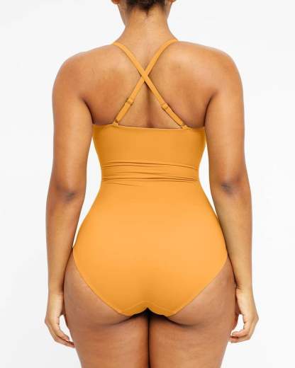 🔥LAST DAY 45% OFF - 💕2025 HOT SALE Smart Sculpt U-Ring Cut Out Shaping Swimsuit 🩱