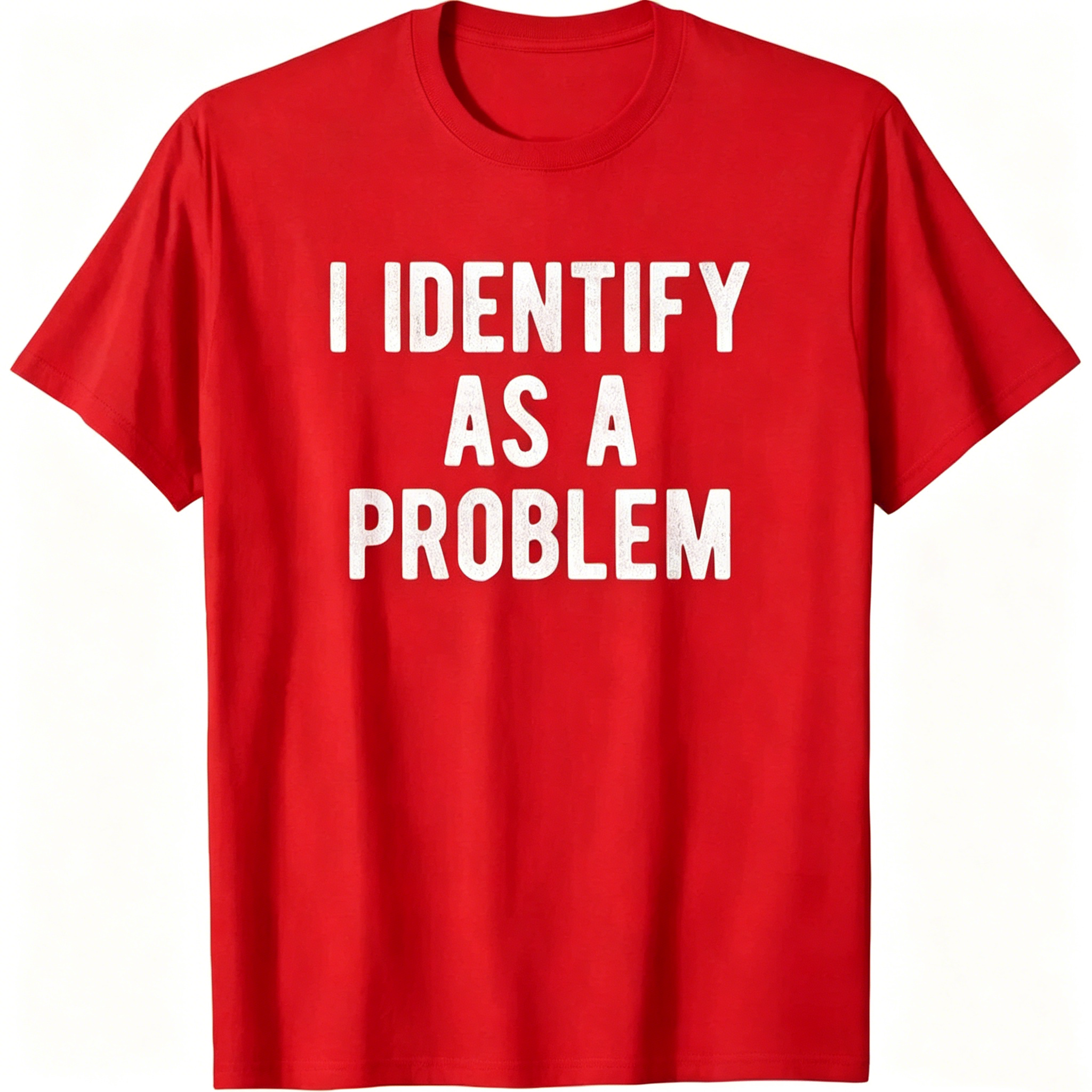 "I Identify As A Problem" T-shirt