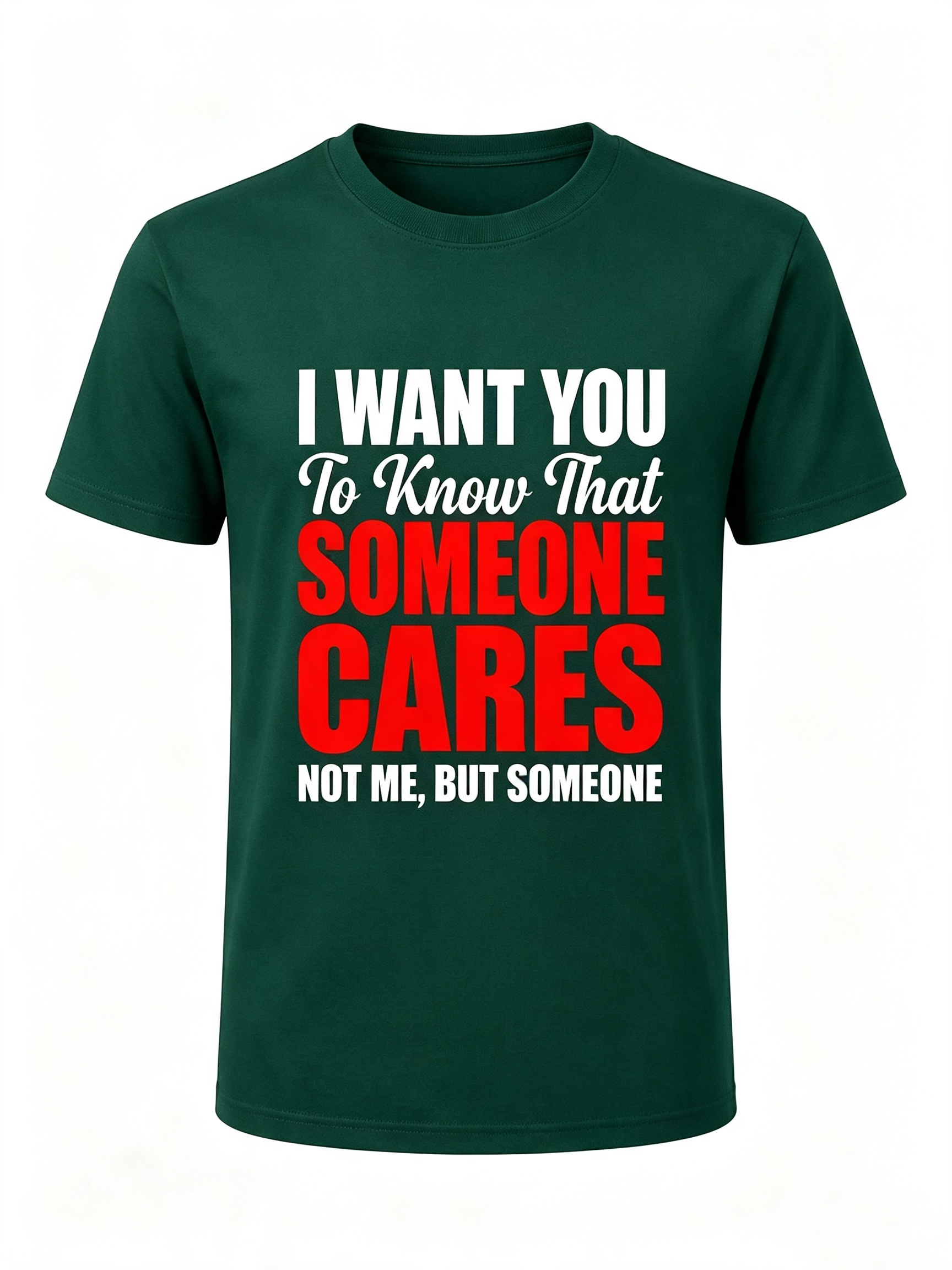 Sarcastic Care Quote T-Shirt