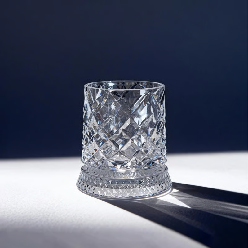 ✨ Diamond Cut Spinning Glass | Elevate Your Home Bar Experience 🏅