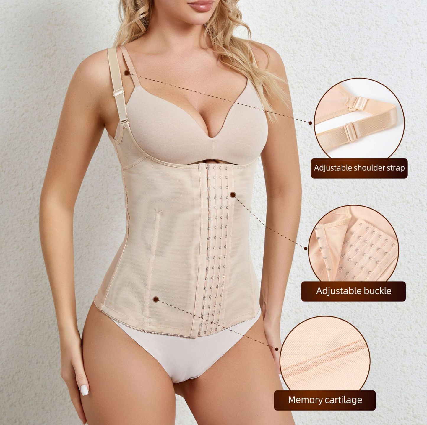 Waist Shapewear for Women Tummy Control Girdle Workout Shapewear