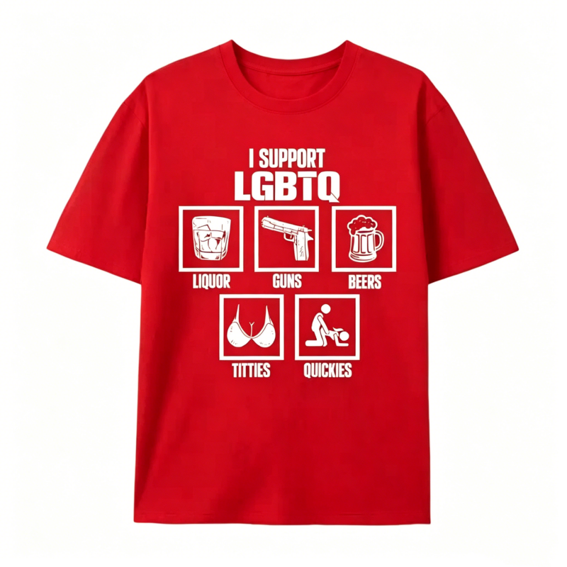 I Support LGBTQ Funny T-Shirt
