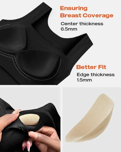 Vibecurve® U Neck Shapewear Built-in Bra Sleeveless High Strechy Slim Fit Tank BodySuits