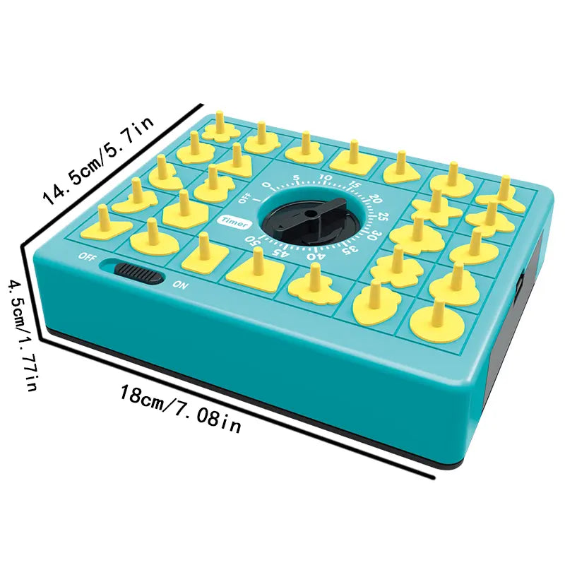 Time Puzzle Pop-Up Board Game – 26 Shape Pieces, Eco-Friendly ABS, Fun Learning Toy for Kids